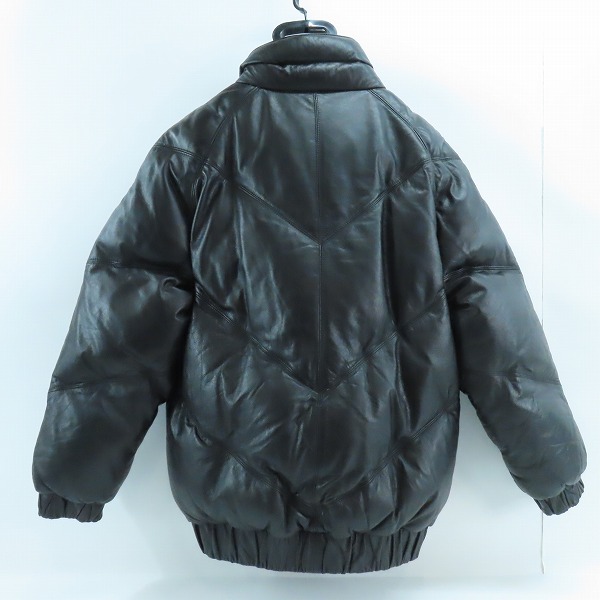 実際に弊社で買取させて頂いたBREAKBEATS×BEAMS/ブレイクビーツxビームス レザー 中綿ジャケット Lの画像 1枚目