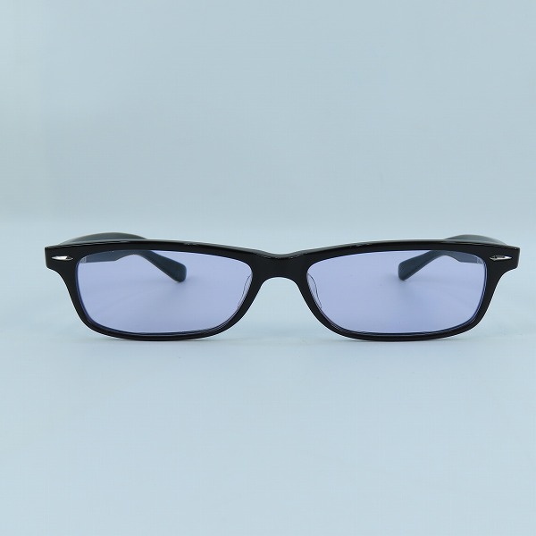 実際に弊社で買取させて頂いた999.9/フォーナインズ フルリム 度入り パープルレンズ アイウエア/メガネフレーム/サングラス NP-61