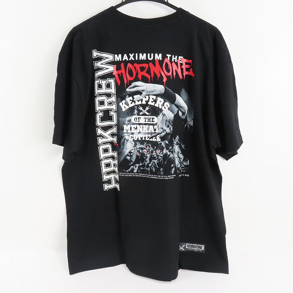 実際に弊社で買取させて頂いたMAXIMUM THE HORMONE/マキシマムザホルモン ハーコー風 プリント バンドTシャツ/半袖Tシャツ/2XLの画像 1枚目