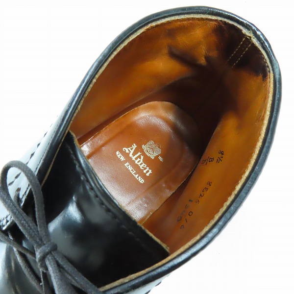 実際に弊社で買取させて頂いたALDEN/オールデン　コードバンチャッカブーツ/レザーシューズ 1340/8の画像 4枚目