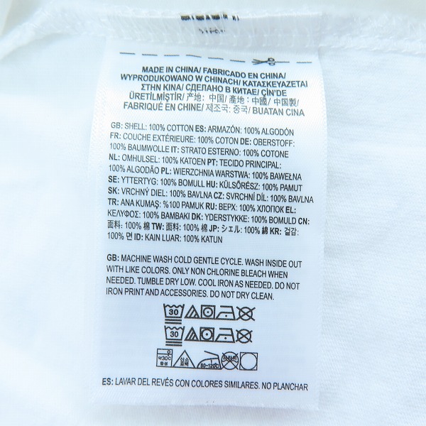 実際に弊社で買取させて頂いたVANS/バンズ OTW スカル半袖Tシャツ/XLの画像 4枚目