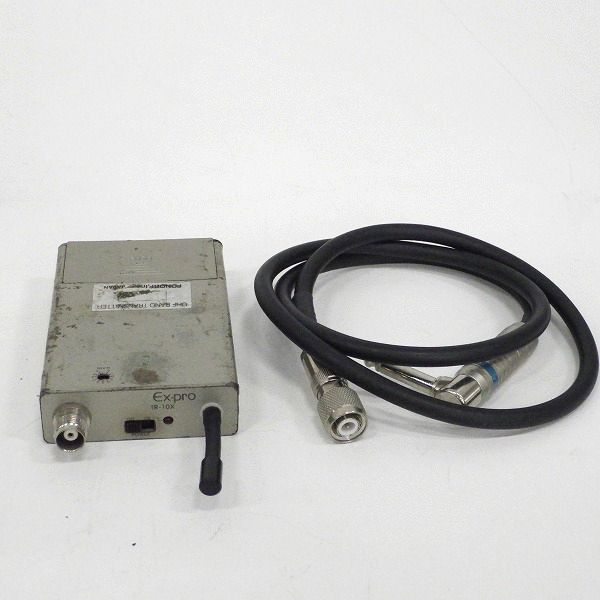 実際に弊社で買取させて頂いたEx-pro/イーエクス・プロ  Pro-10X・TR-10X セット ラックタイプ・ギター用ベース用ワイヤレスシステム【動作確認済】の画像 8枚目