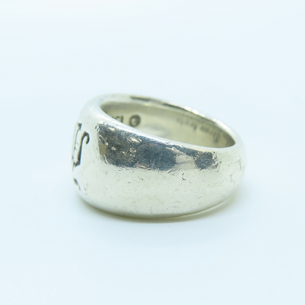 実際に弊社で買取させて頂いたCHROME HEARTS/クロムハーツ CHシールスタンプリング 16.5号の画像 2枚目