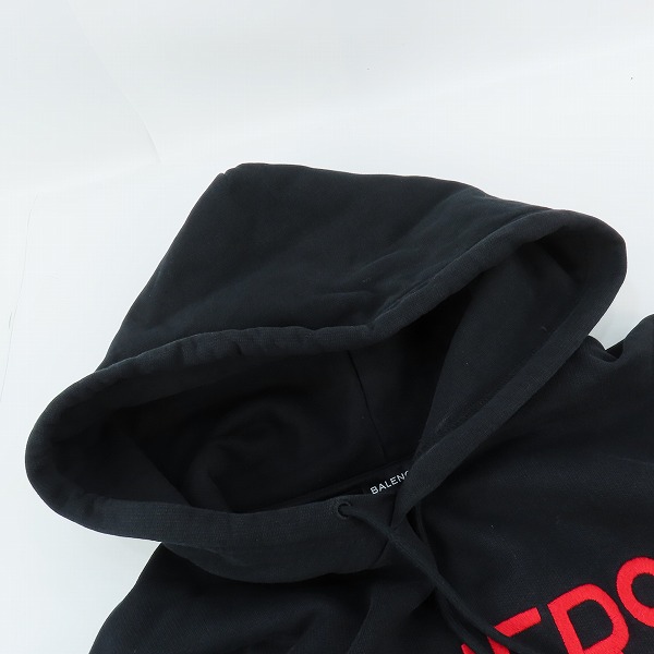 実際に弊社で買取させて頂いた【JPタグ】BALENCIAGA/バレンシアガ 18SS SINNER エンブロイダリー プルオーバー パーカー 487209 TWK51/Lの画像 5枚目
