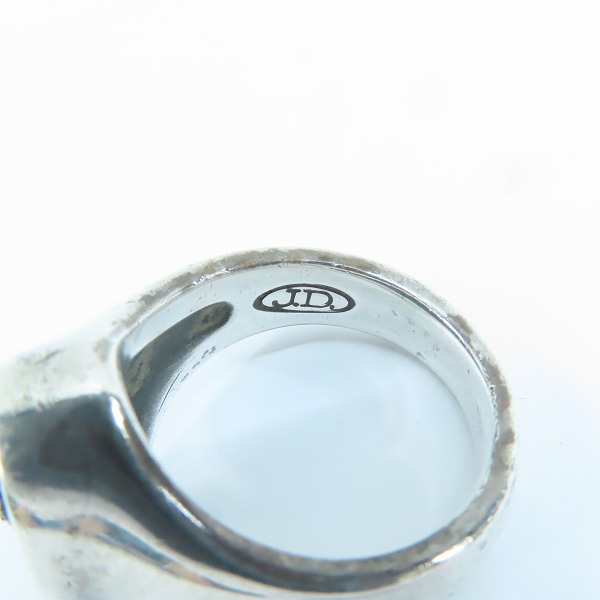 実際に弊社で買取させて頂いた【ギャラ付き】Justin Davis/ジャスティンデイビス クラウン スタンプ リング SRJ116/16.5号-17号の画像 4枚目