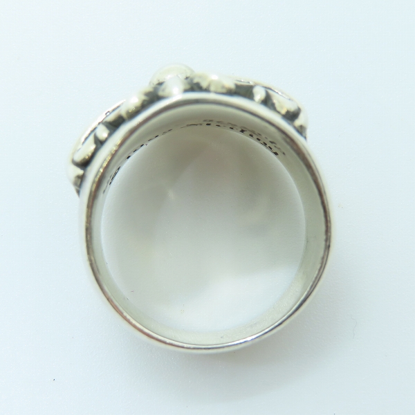 実際に弊社で買取させて頂いた【レシート付】CHROME HEARTS/クロムハーツ キーパーリング 指輪/26.5号の画像 5枚目