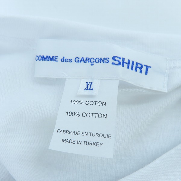 実際に弊社で買取させて頂いたCOMME des GARCONS SHIRT×KAWS/コムデギャルソンシャツ×カウズ マルチデザインプリントTシャツ FH-T005/XLの画像 2枚目