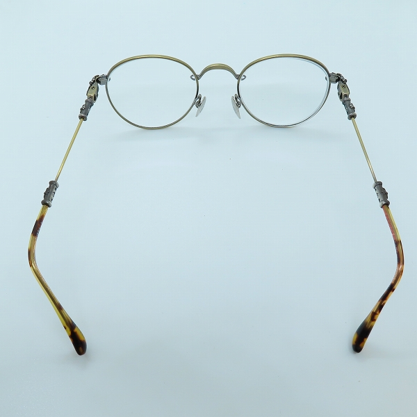 実際に弊社で買取させて頂いたCHROME HEARTS/クロムハーツ BUBBA-A 度入り眼鏡/メガネフレーム アイウェアの画像 2枚目
