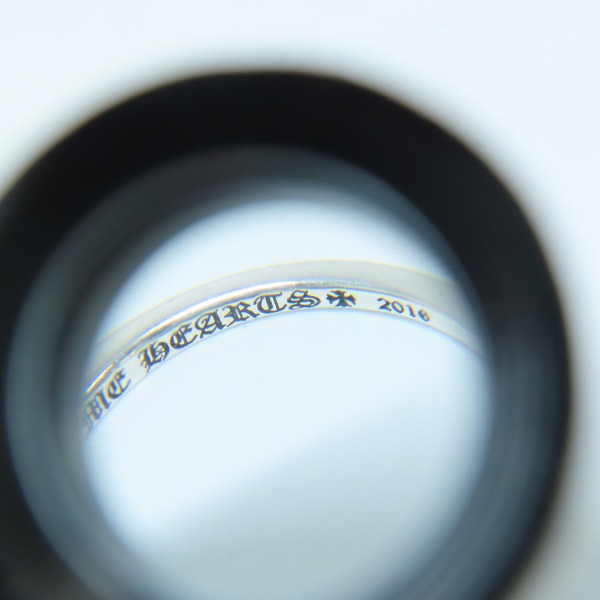 実際に弊社で買取させて頂いた【インボイス付き】CHROME HEARTS/クロムハーツ BBBLGM WEDDING バブルガムウェディングリング 14号の画像 7枚目