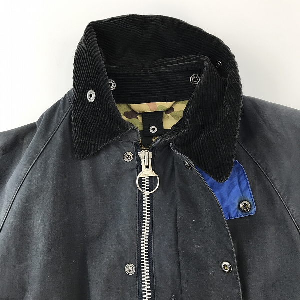 実際に弊社で買取させて頂いたSOPHNET×Barbour/ソフネット×バブアー 15AW  SLIM-FIT BEAUFORT/ジャケット SOPH-156001/Sの画像 7枚目