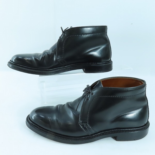 実際に弊社で買取させて頂いたALDEN/オールデン　コードバンチャッカブーツ/レザーシューズ 1340/8の画像 3枚目