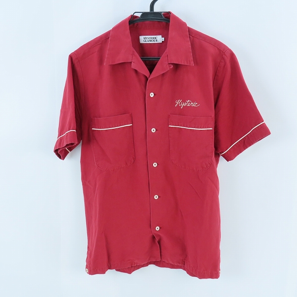 実際に弊社で買取させて頂いたHYSTERIC GLAMOUR/ヒステリックグラマー HYS TIMES pt 半袖ボーリング SH 0222AH05/M
