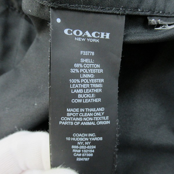 実際に弊社で買取させて頂いたCOACH/コーチ トレンチコート F33778/Mの画像 4枚目
