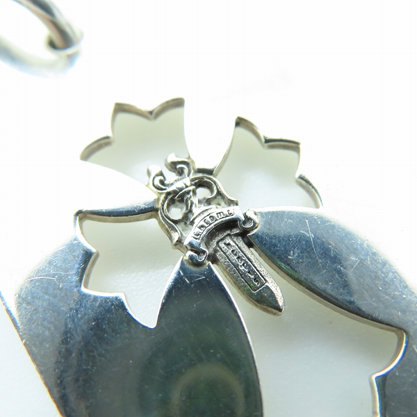 実際に弊社で買取させて頂いたCHROME HEARTS/クロムハーツ カットアウトクロスダガードッグタグ ペンダントの画像 4枚目