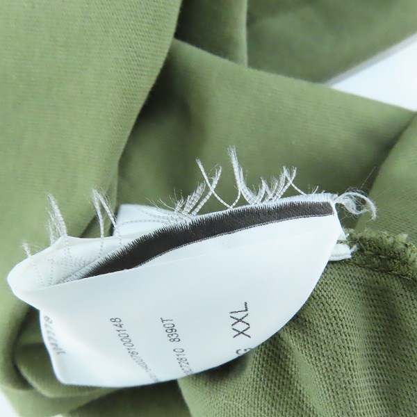 実際に弊社で買取させて頂いた【JPタグ】MONCLER/モンクレール  パイル ビッグロゴ ワッペン Tシャツ カットソー F10918C72810/XXLの画像 8枚目