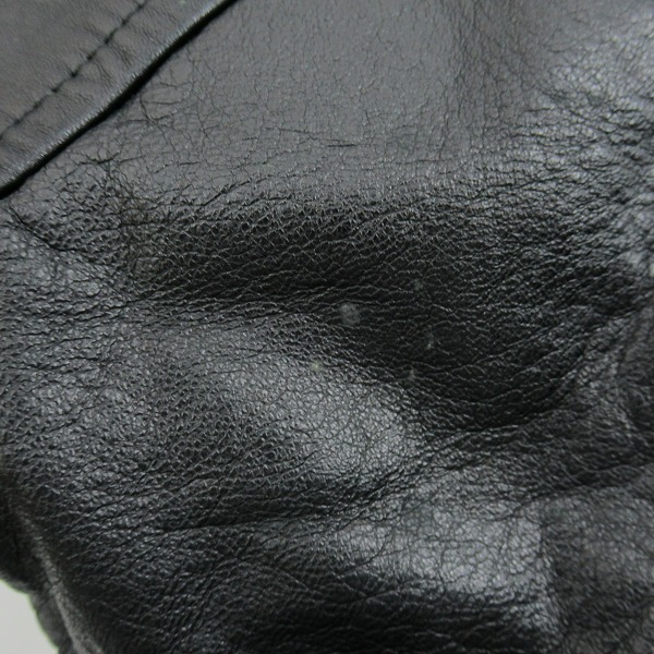 実際に弊社で買取させて頂いたSchott/ショット USA製 レザージャケット/革ジャン/40の画像 9枚目