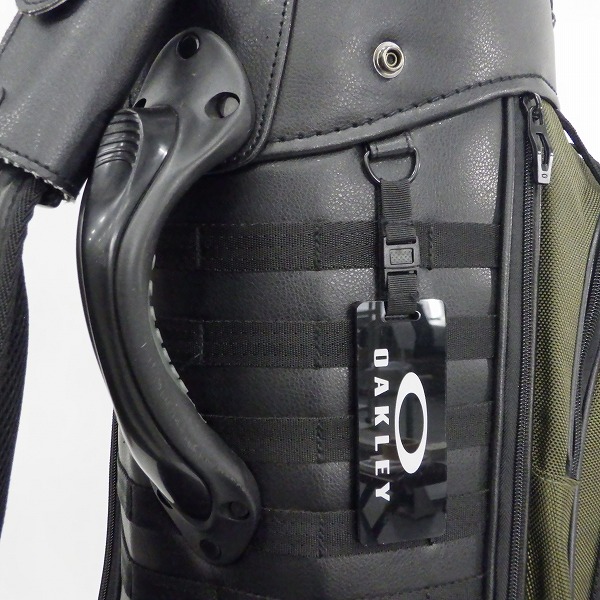 実際に弊社で買取させて頂いたOAKLEY/オークリー FOS900201 SKULL GOLF BAG/スカル 9.5型 6分割キャディバッグ ブラックの画像 4枚目