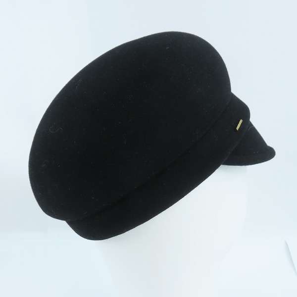 実際に弊社で買取させて頂いたCA4LA/カシラ MAY FELT3 アシンメトリーキャスケット/ONM01729の画像 3枚目