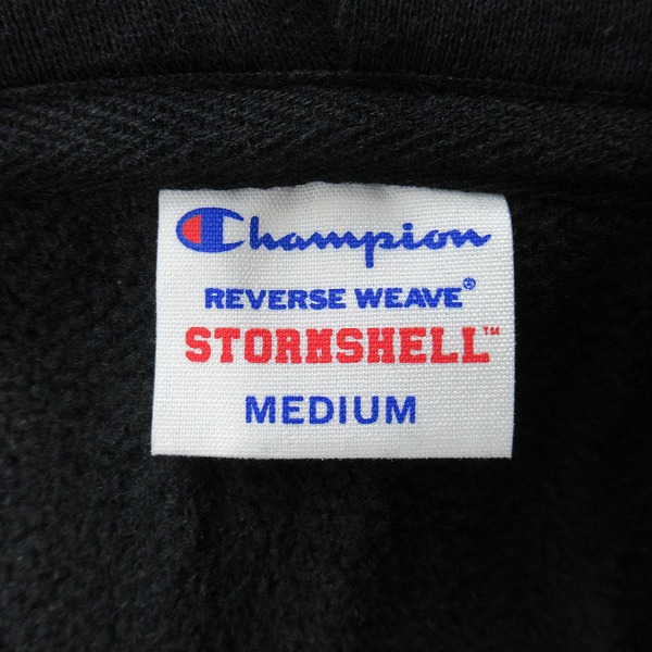 実際に弊社で買取させて頂いたChampion/チャンピオン ReverseWeave STORMSHELL ZIP ストームシェル ジップフーデッドパーカー C3-L109 Mの画像 2枚目
