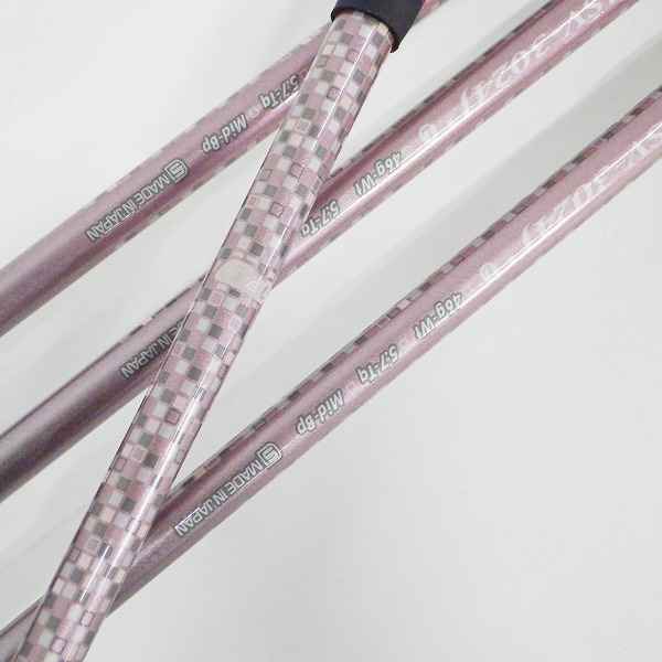 実際に弊社で買取させて頂いたDUNLOP/ダンロップ SRIXON/スリクソン GiE-L レディース アイアン #8,9,P,Sw 4本セット SV-3024J FLEX:Lの画像 6枚目