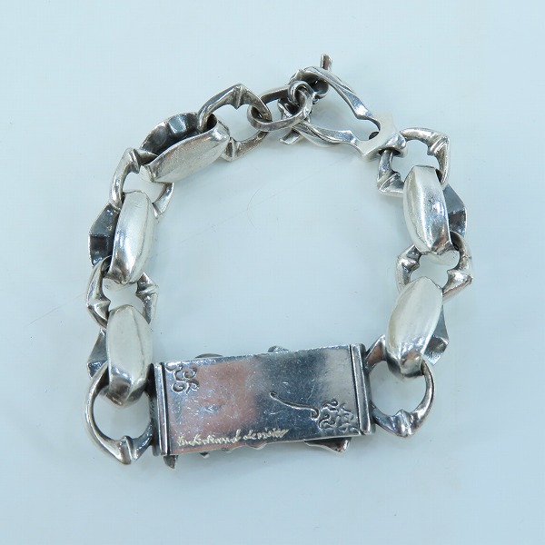 実際に弊社で買取させて頂いたFAL/エフエーエル コウモリ/クロス ブレスレット の画像 2枚目