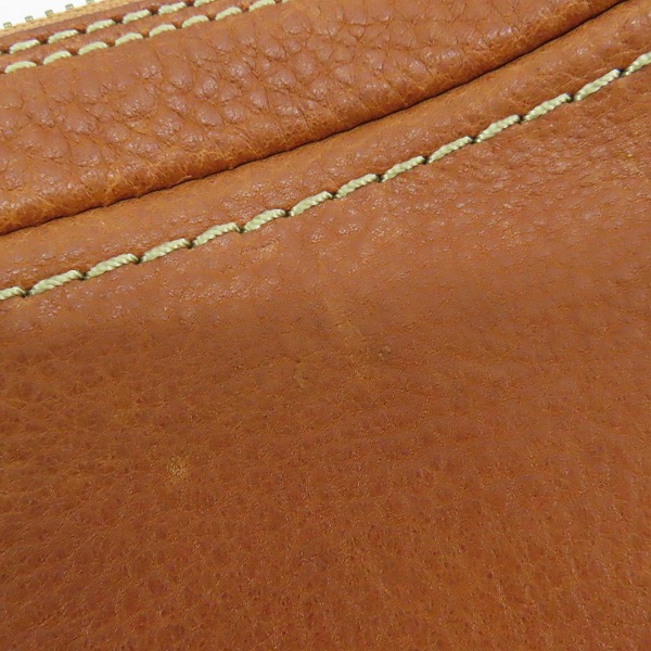 実際に弊社で買取させて頂いた土屋鞄製造所/ツチヤカバン Tone OILNUME/トーンオイルヌメ ジップトップショルダーバッグ/キャメルの画像 6枚目