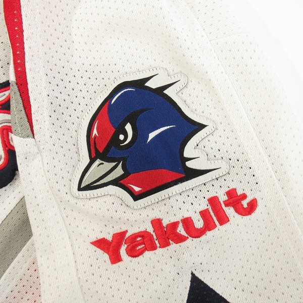 実際に弊社で買取させて頂いたZETT×BEAMS/ゼット×ビームス 東京ヤクルトスワローズ ユニフォーム #11 YOSHINORI YSRP2/フリー（XL）の画像 5枚目