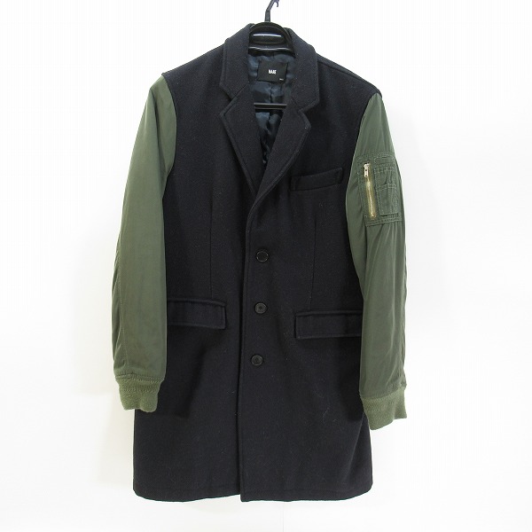 実際に弊社で買取させて頂いたHARE/ハレ 切替 ウール混 チェスターコート HA030042N9 /S