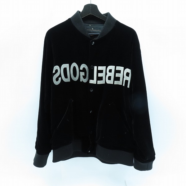 実際に弊社で買取させて頂いたUNDERCOVER/アンダーカバー 魔女期 REBELGODS ベルベッド ボンバー ジャケット M214 /L