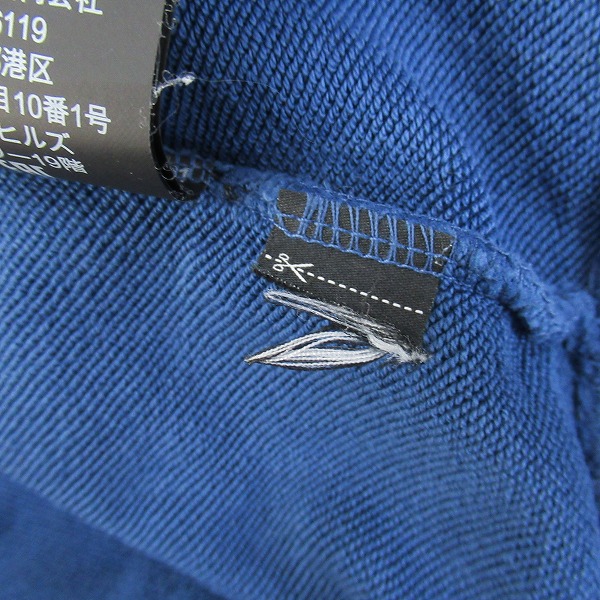 実際に弊社で買取させて頂いたCOACH/コーチ 胸ロゴ パーカー ブルー/Lの画像 5枚目