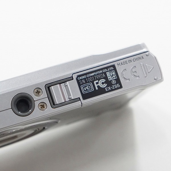 実際に弊社で買取させて頂いたCASIO/カシオ EXILIM EX-ZS5 コンパクトデジタルカメラ 動作未確認の画像 6枚目