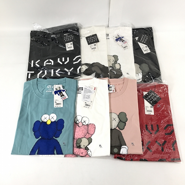 実際に弊社で買取させて頂いた【おまとめ/未使用】 UNIQLO×KAWS/ユニクロ×カウズ UT グラフィックTシャツ