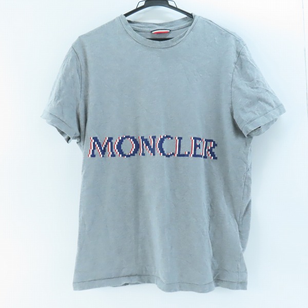 実際に弊社で買取させて頂いた【JPタグ】MONCLER/モンクレール ロゴ Tシャツ/半袖カットソー E20918004750/XL