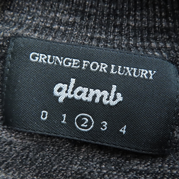 実際に弊社で買取させて頂いたglamb/グラム Meril Knit Jersey ジャージ GB0318/KNT09/2の画像 2枚目