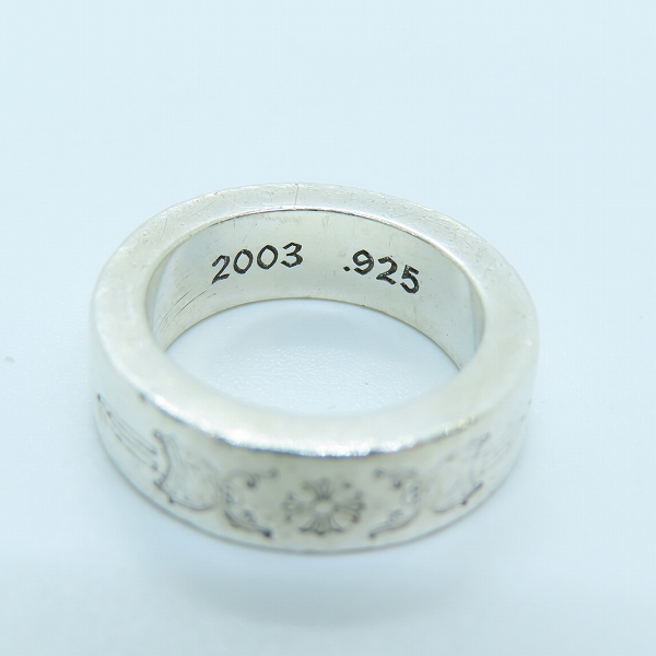 実際に弊社で買取させて頂いたCHROME HEARTS/クロムハーツ SPACER 6MM DGR+PLS/6mm スペーサーリング ダガープラス 7.5号の画像 6枚目