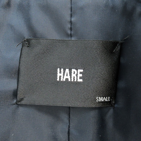 実際に弊社で買取させて頂いたHARE/ハレ 切替 ウール混 チェスターコート HA030042N9 /Sの画像 2枚目