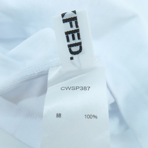 実際に弊社で買取させて頂いたChampion×MILK FED./チャンピオン×ミルクフェド ロゴ 半袖Tシャツ CWSP387/WOMEN'S FREEの画像 4枚目