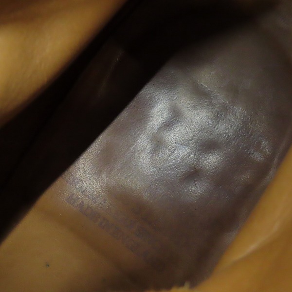 実際に弊社で買取させて頂いたTricker's/トリッカーズ MOLTON/モールトン カントリーブーツ ウイングチップ M2508/9の画像 7枚目