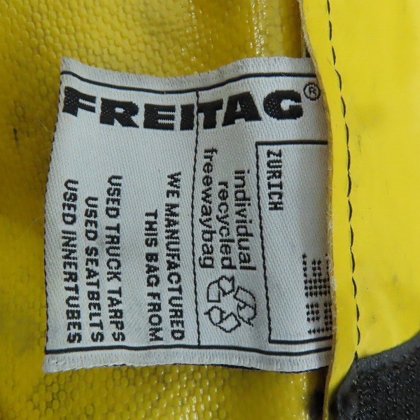 実際に弊社で買取させて頂いたFREITAG/フライターグ 旧タグ F33 BONANZA/ボナンザ バックパック/リュックサックの画像 5枚目