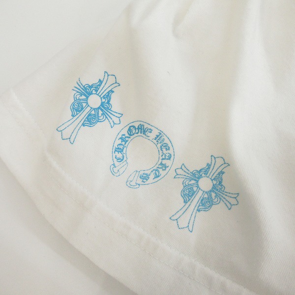実際に弊社で買取させて頂いた【JPタグ】CHROME HEARTS/クロムハーツ 胸ポケットTシャツ ホワイト 2212-304-0789/Lの画像 7枚目