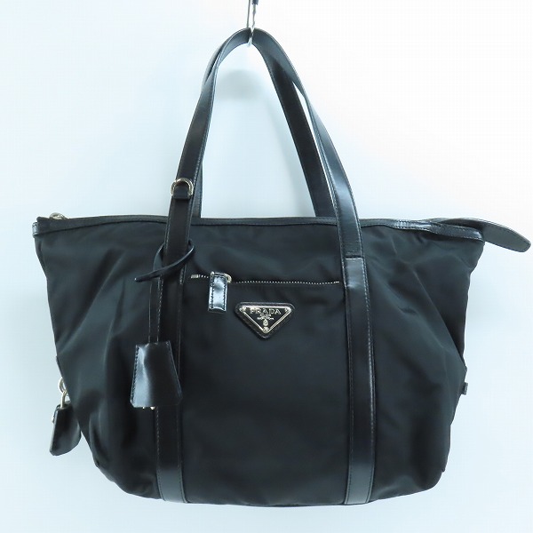 実際に弊社で買取させて頂いたPRADA/プラダ ナイロントートバッグ ブラック  鍵付き 