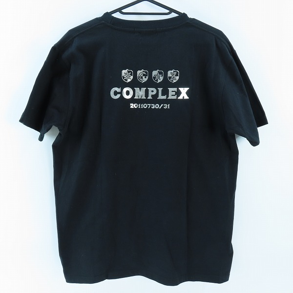 実際に弊社で買取させて頂いたCOMPLEX/コンプレックス 20110730/31 日本一心バンドTシャツ 半袖/Lの画像 1枚目