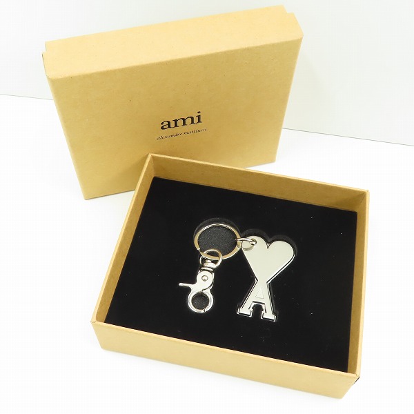 実際に弊社で買取させて頂いた(2)AMI Alexandre Mattiussi/アミアレクサンドルマテュッシ チャーム キーチェーン/キーリング/キーホルダーの画像 6枚目