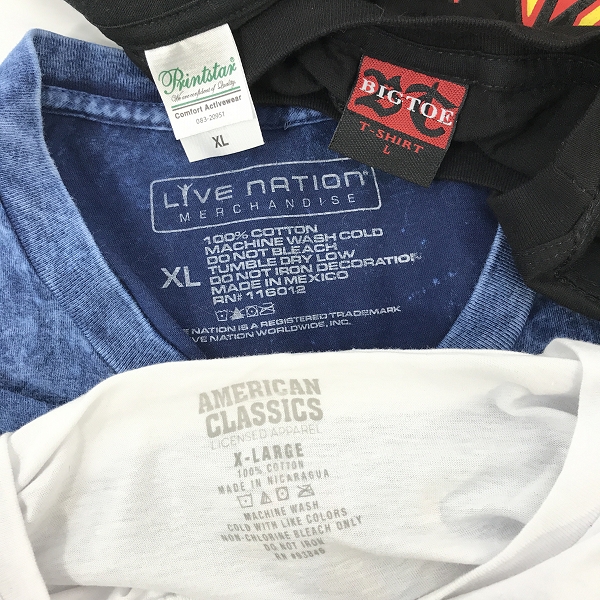 実際に弊社で買取させて頂いたDEF LEPPARD/デフレパード バンドTシャツ 4点セットの画像 2枚目