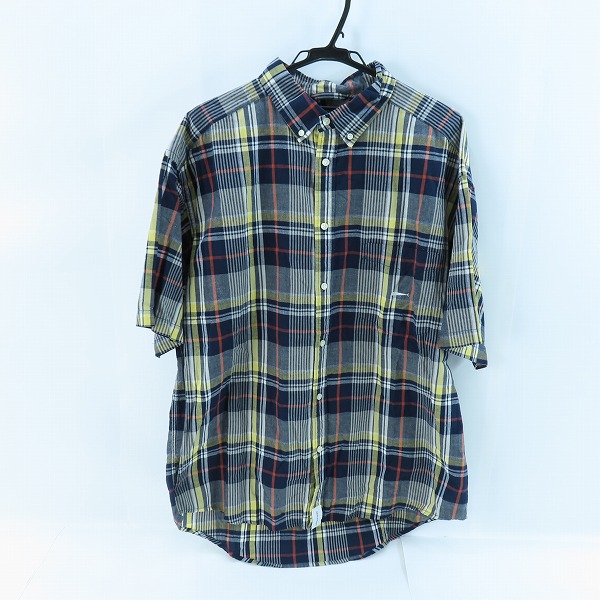 実際に弊社で買取させて頂いたDESCENDANT/ディセンダント 半袖 チェックシャツ/3