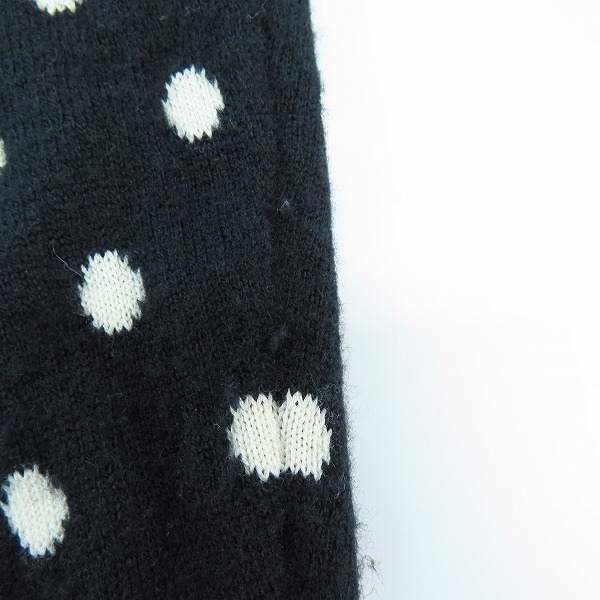 実際に弊社で買取させて頂いた【JPタグ】CELINE/セリーヌ 19SS ドット柄 ウール ニットセーター 2A516354D/XSの画像 7枚目