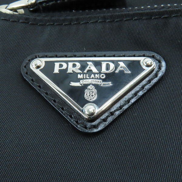 実際に弊社で買取させて頂いたPRADA/プラダ ナイロントートバッグ ブラック  鍵付き の画像 5枚目