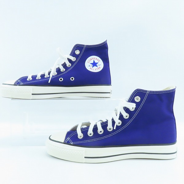 実際に弊社で買取させて頂いたCONVERSE/コンバース 日本製 CANVAS ALL STAR J HI パープル/8の画像 3枚目