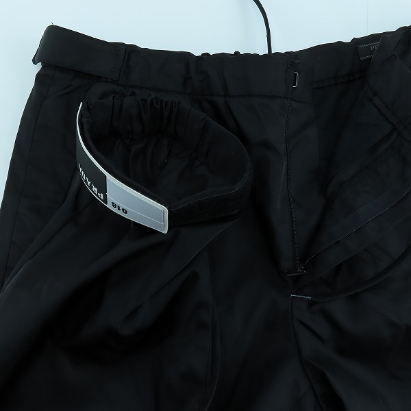 実際に弊社で買取させて頂いた【JPタグ】PRADA/プラダ 18SS ラバーパッチ ナイロントラックパンツ/48の画像 2枚目