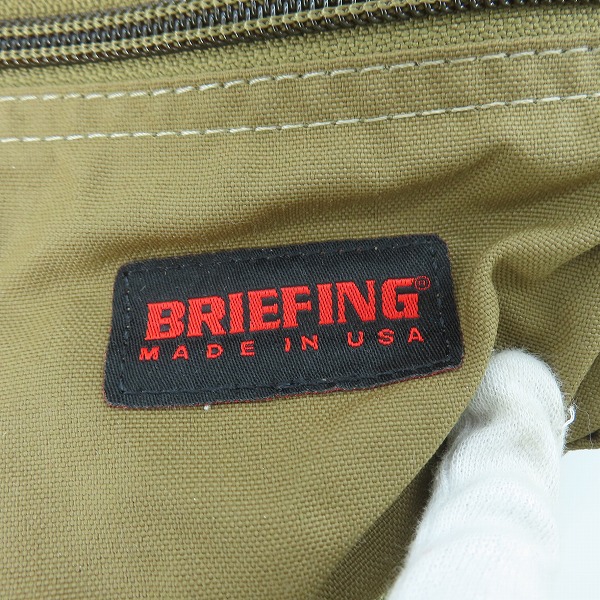 実際に弊社で買取させて頂いたBRIEFING/ブリーフィング フライトライト ショルダーバッグの画像 6枚目
